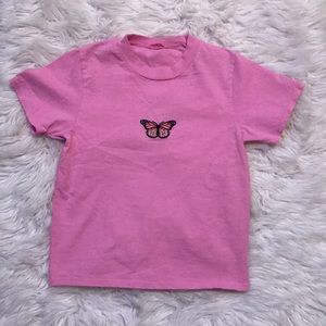 Brandy Melville Butterfly Shirt